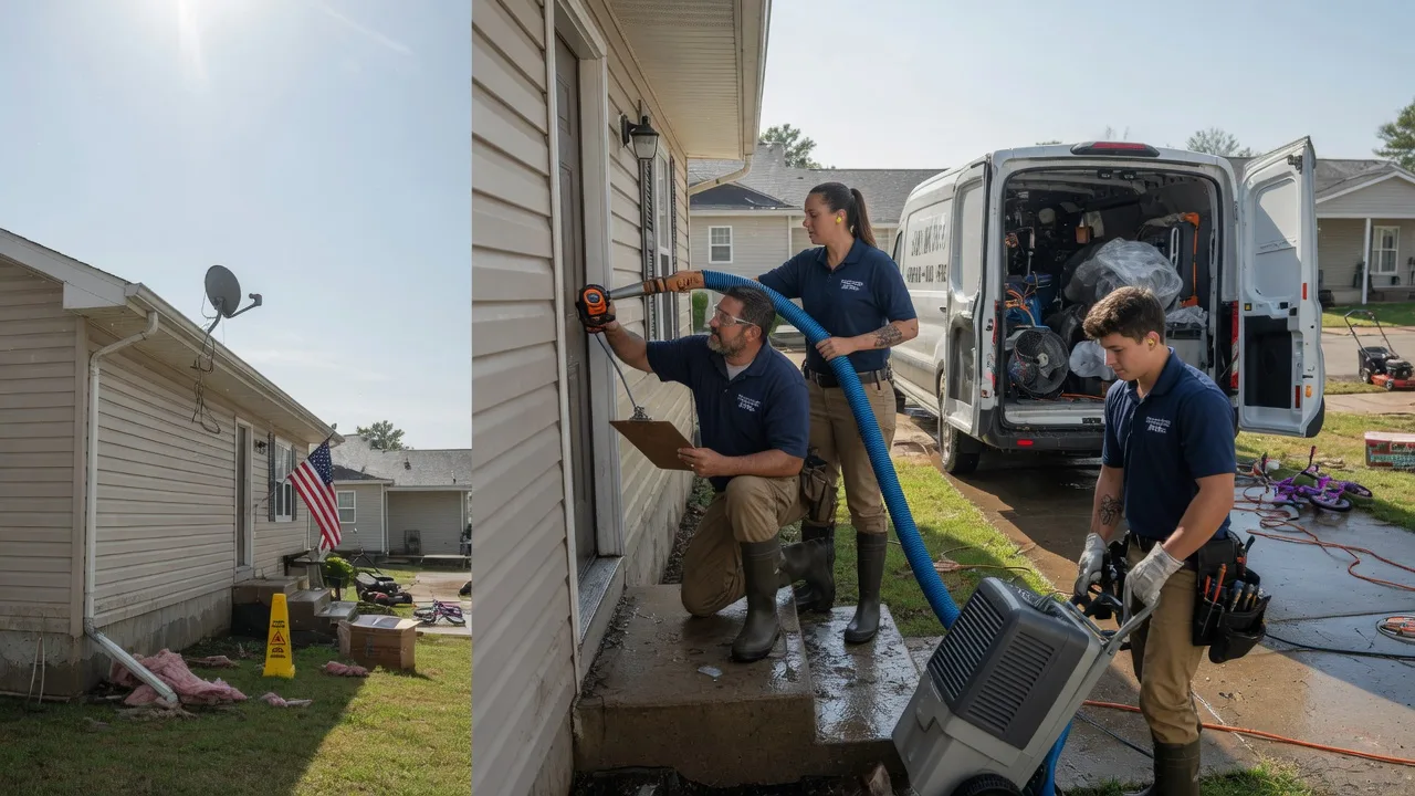 Ceiling Water Damage Restoration in Clyman, WI near me